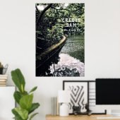 米国ヴァージン諸島雨林クレークダムUSVI ポスター (ホームオフィス)