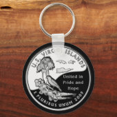 米国ヴァージン諸島 キーホルダー (正面)
