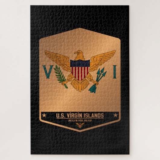 米国ヴァージン諸島 ジグソーパズル (縦)