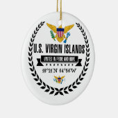 米国ヴァージン諸島 セラミックオーナメント (右)