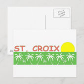 米国ヴァージン諸島，セントクロワ ポストカード (正面/裏面)