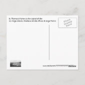 米国ヴァージン諸島，セントトーマス ポストカード (裏面)