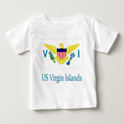 米国ヴァージン諸島 ベビーTシャツ (正面)
