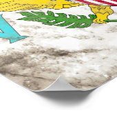 米国ヴァージン諸島 ポスター (角)