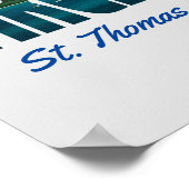 米国ヴァージン諸島 ポスター (角)