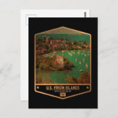 米国ヴァージン諸島 ポストカード (正面/裏面)