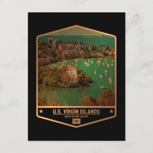 米国ヴァージン諸島 ポストカード (正面)