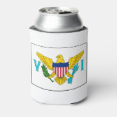 米国ヴァージン諸島 缶クーラー (缶裏面)