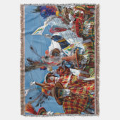 米国ヴァージン諸島Moko Jumbie St. Croix USVI スローブランケット (正面縦)