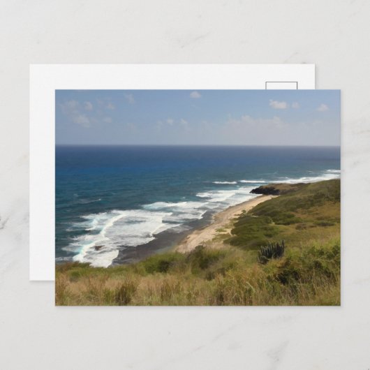 米国ヴァージン諸島USVIセントクロワカリブのー海 ポストカード (正面/裏面)