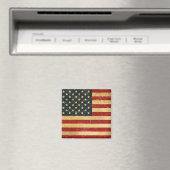 米国ヴィンテージグランジ国旗の磁石 マグネット (インサイチュ (食洗機))