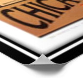 米国ヴィンテージシカゴ – ポスター (角)