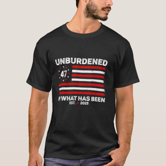 米国ヴィンテージフラグ47Pに負けない Tシャツ (正面)