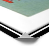 米国ヴィンテージフロリダ –  ポスター (角)