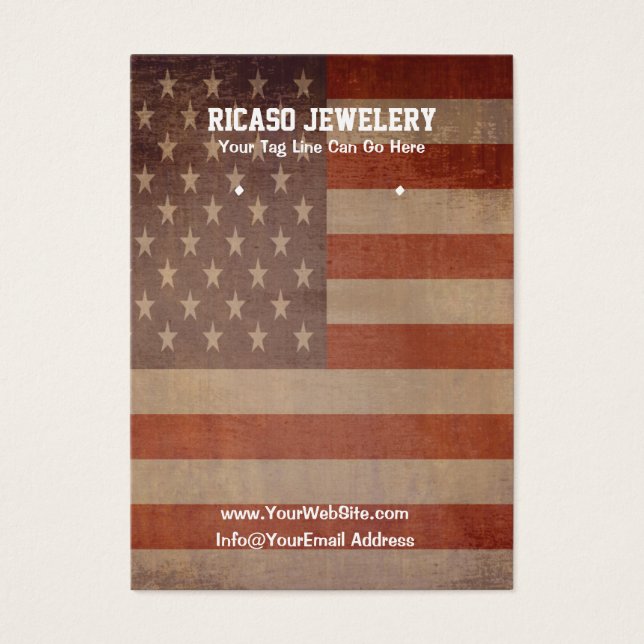 米国ヴィンテージ国旗の背景 (正面)