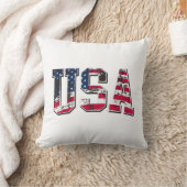 米国ヴィンテージ米国国旗 クッション (ブランケット)