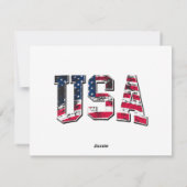 米国ヴィンテージ米国国旗 シーズンカード (裏面)