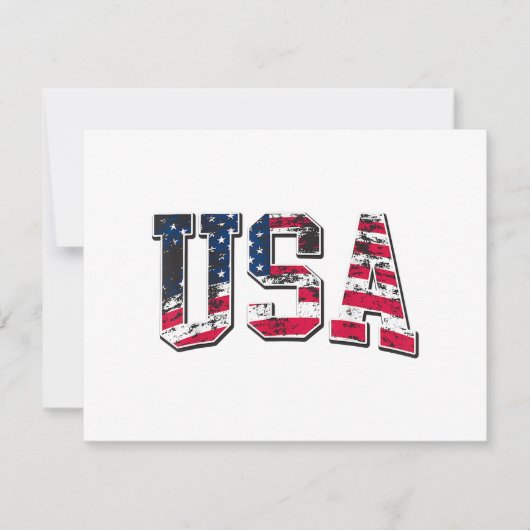 米国ヴィンテージ米国国旗 シーズンカード (正面)