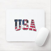 米国ヴィンテージ米国国旗 マウスパッド (マウス)