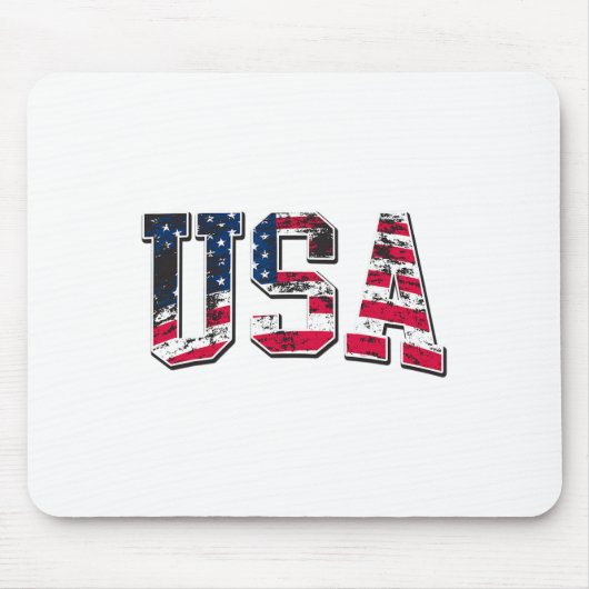 米国ヴィンテージ米国国旗 マウスパッド (正面)