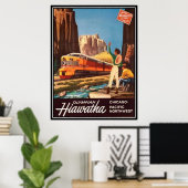 米国ヴィンテージ鉄道 –  ポスター (ホームオフィス)