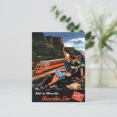 米国ヴィンテージ鉄道 –  ポストカード (スタンド正面)