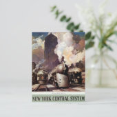 米国ヴィンテージ鉄道 –  ポストカード (スタンド正面)