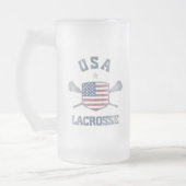 米国ヴィンテージ フロストグラスビールジョッキ (左)