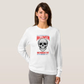 米国不気味でのハロウィーン独立記念日 Tシャツ (正面フル)