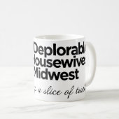 米国中西部のコーヒー・マグの嘆かわしい主婦 コーヒーマグカップ (正面右)