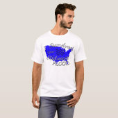 米国中西部の洪水のワイシャツ Tシャツ (正面フル)