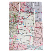 米国中西部地図 ミディアムペーパーバッグ (裏面)