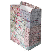 米国中西部地図 ミディアムペーパーバッグ (裏面アングル)