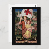 米国中赤十字 ポストカード (正面/裏面)