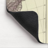 米国人口1830-1840 マウスパッド (コーナー)