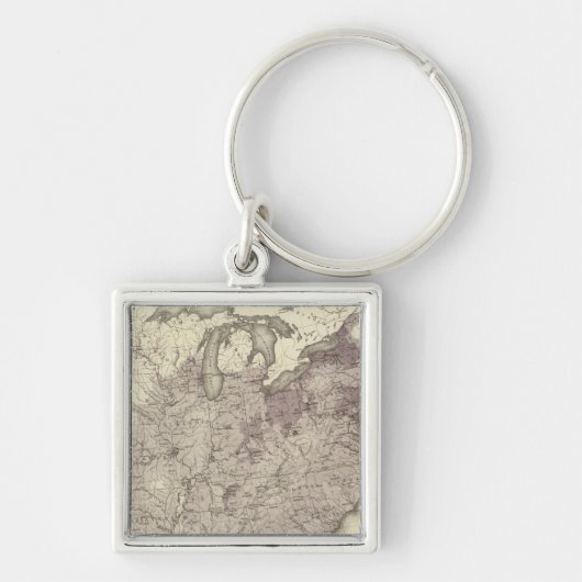 米国人口1850 キーホルダー (正面)