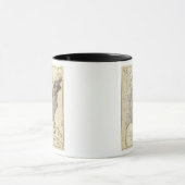 米国人口1850 マグカップ (中央)