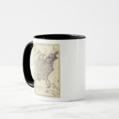 米国人口1850 マグカップ (正面左)