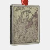 米国人口1850 メタルオーナメント (右)