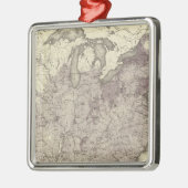 米国人口1850 メタルオーナメント (左)