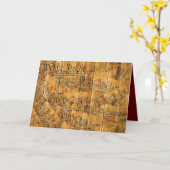 米国人民憲法カード カード (黄色い花)