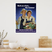 米国作物隊に加わる ポスター (キッチン)