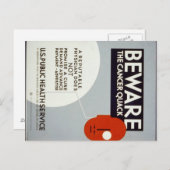 米国保健省のはがき ポストカード (正面/裏面)