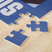 米国保飛んでいるヴィンテージアフリカ系アメリカ人WWIIパイロット ジグソーパズル (側面)