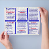 米国修正11-27ポケットパンフレット/ブックマーク チラシ (手)