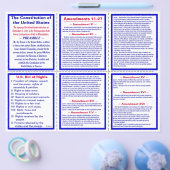 米国修正11-27ポケットパンフレット/ブックマーク チラシ (シングル)