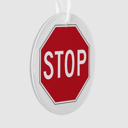 米国停止印 オーナメント (正面)