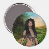 米国先住民マグネット マグネット (正面/裏面)