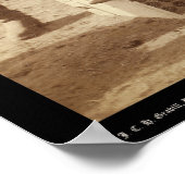 米国先住民7人と第1砲兵SD 1891 ポスター (角)