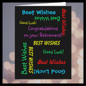 米国全土から大規模退職おめでとう カード